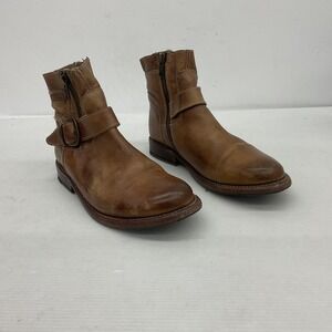 Brown Leather Ankle Boots